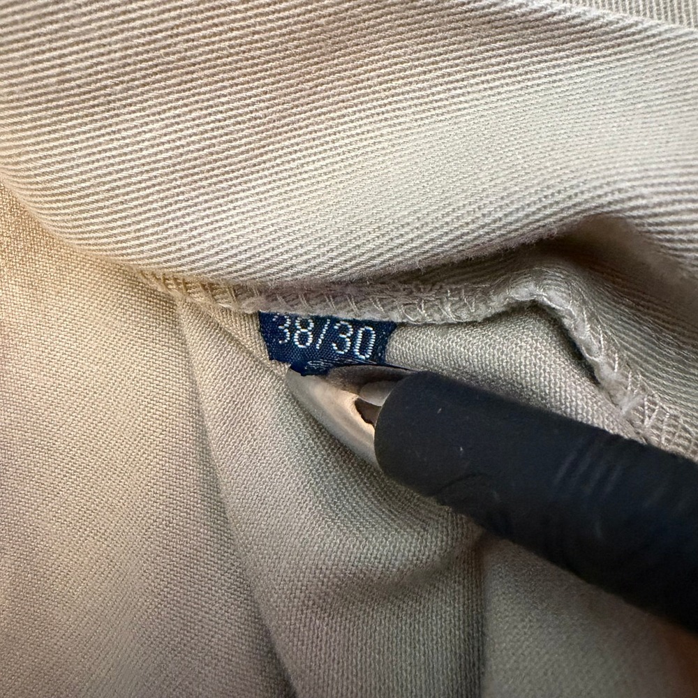 Polo Ralph Lauren Philip Pant Mens 38x30 Khaki Tan Cotton Straight Chino Pants - Picture 5 of 11